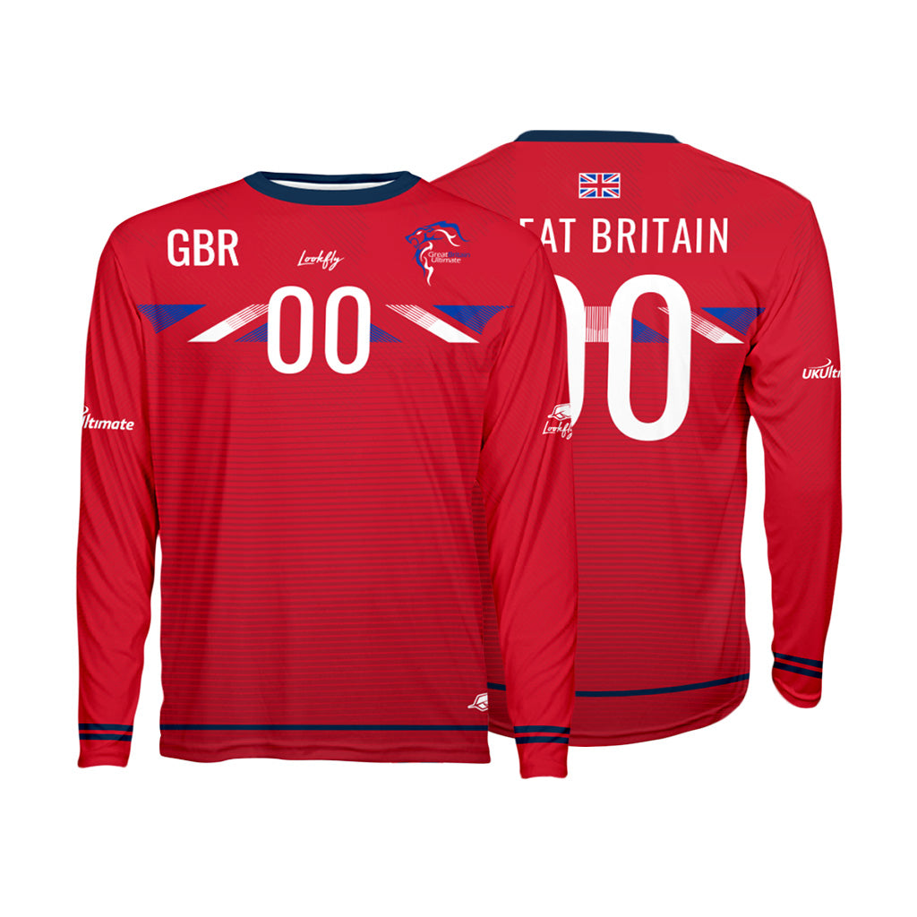 GB Red Long Sleeve Jerseys - EMUC Masters Open