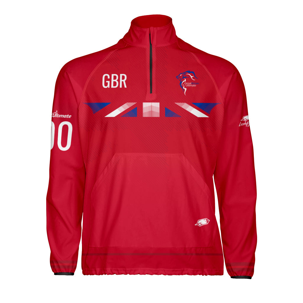 GB Red Hooded Windbreaker - WBUC Open