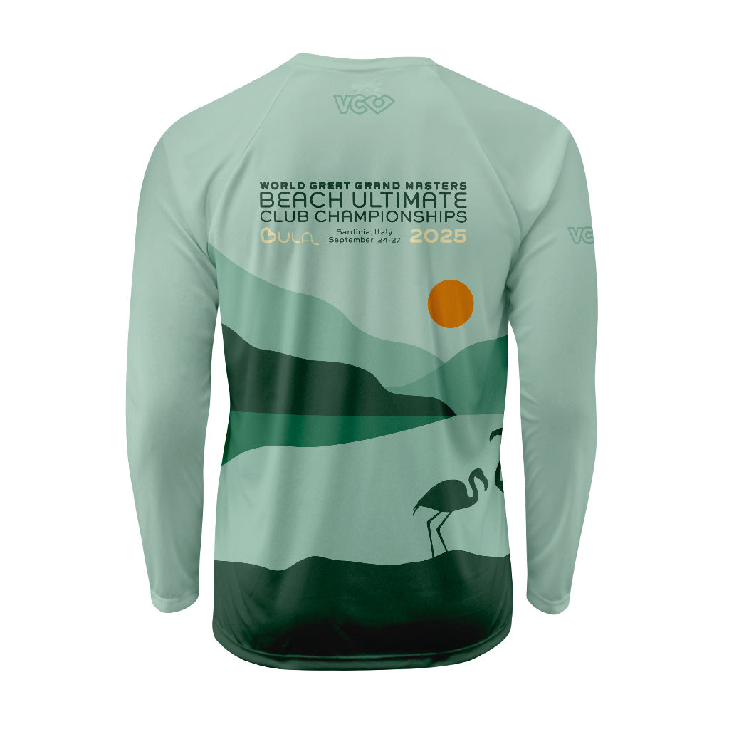 WGGMBUCC Flamingo Sunset Raglan Long Sleeve