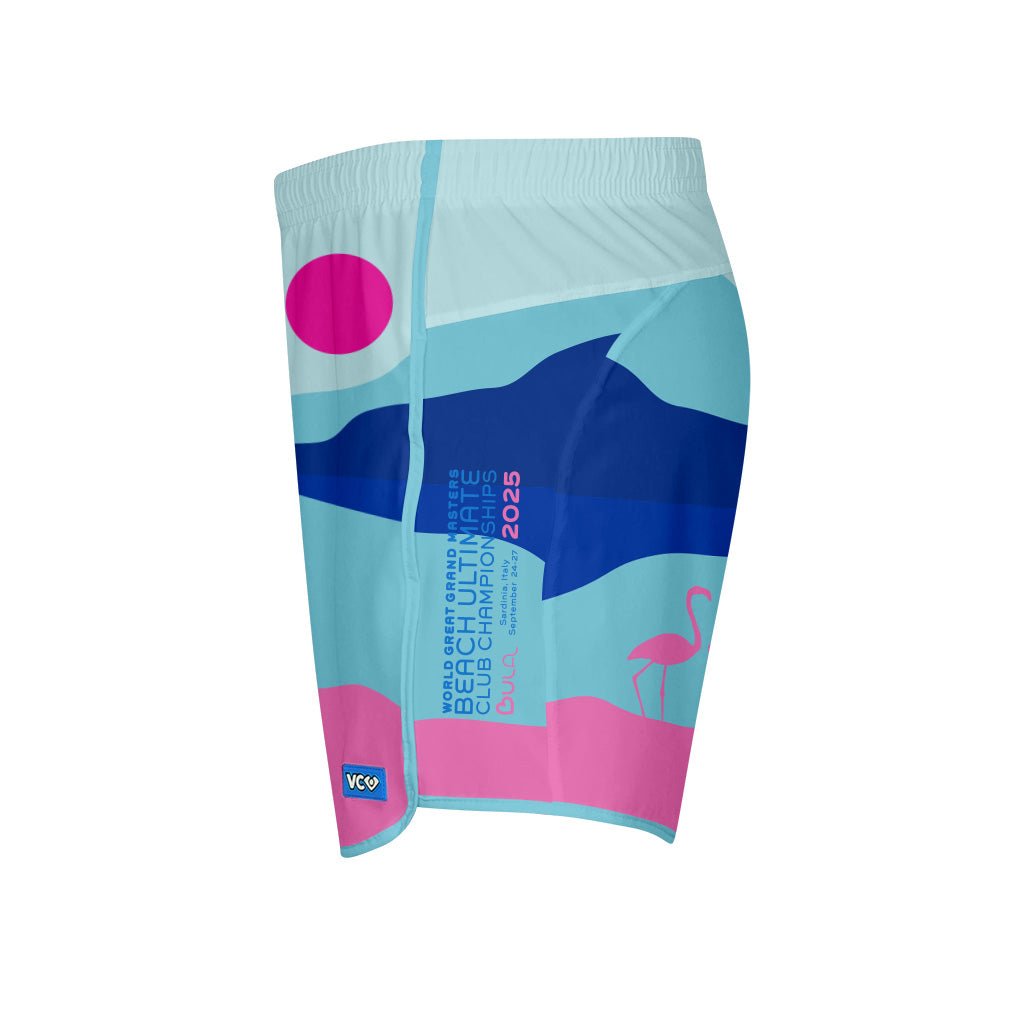 WGGMBUCC Flamingo Sunrise Shorty Shorts