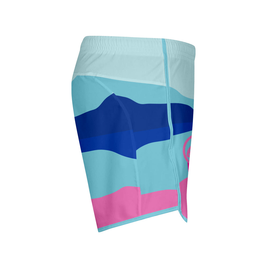 WGGMBUCC Flamingo Sunrise Shorty Shorts