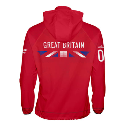 GB Red Hooded Windbreaker - EMUC Masters Open