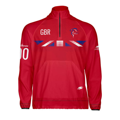GB Red Hooded Windbreaker - WBUC Open