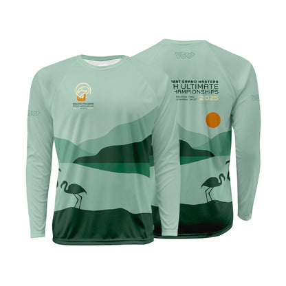 WGGMBUCC Flamingo Sunset Raglan Long Sleeve