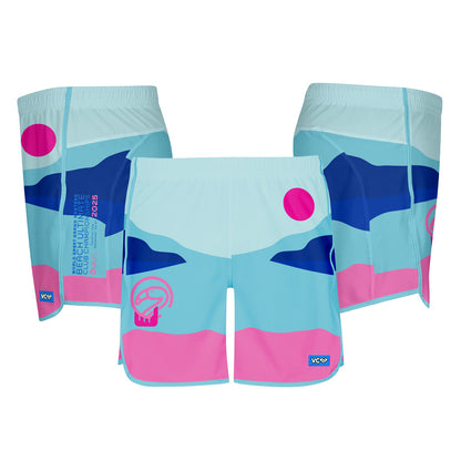 WGGMBUCC Flamingo Sunrise Shorty Shorts